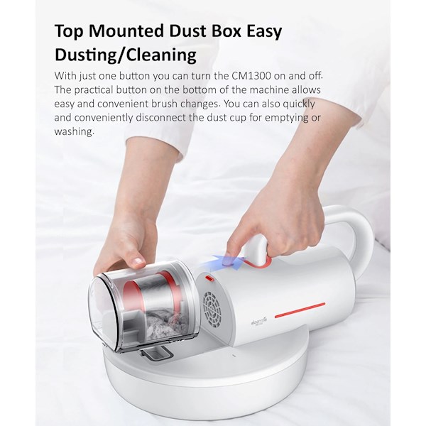 მტვერსასრუტი Xiaomi Deerma CM1300W, 350W, 0.4L, Vacuum Cleaner + UV
